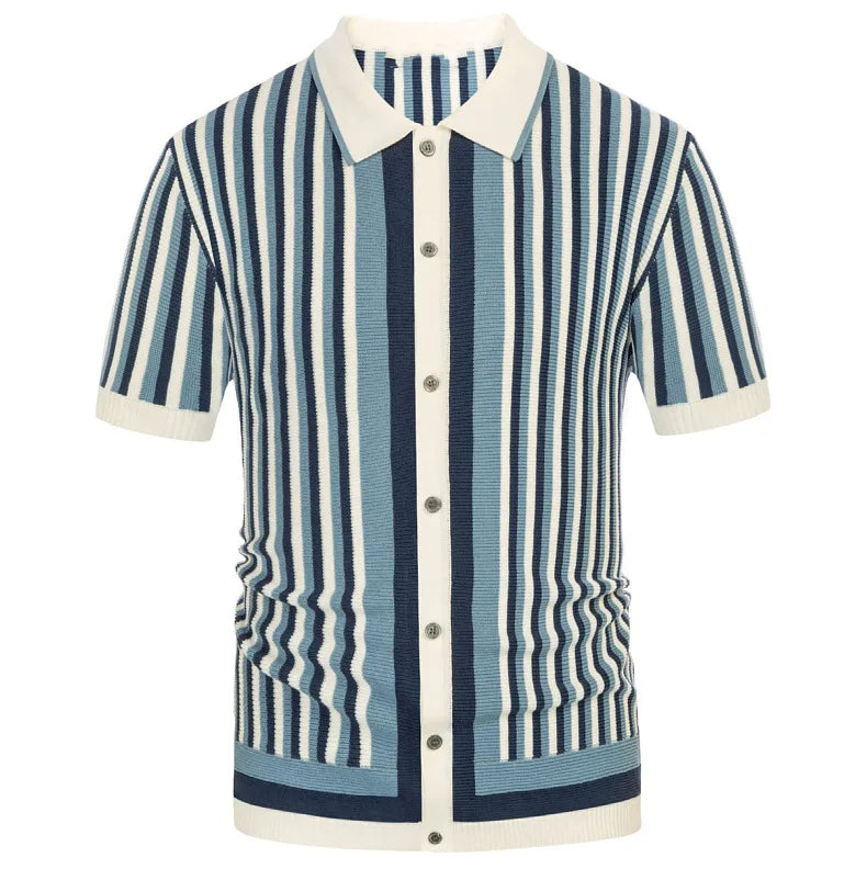 Men's Polo Shirt | Ribbed Collar Detail