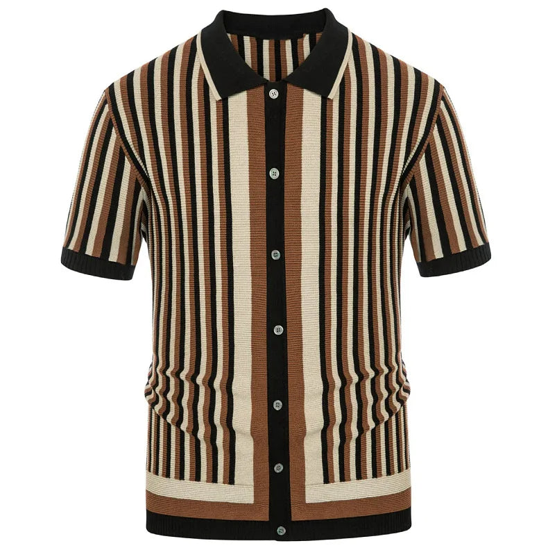 Men's Polo Shirt | Ribbed Collar Detail