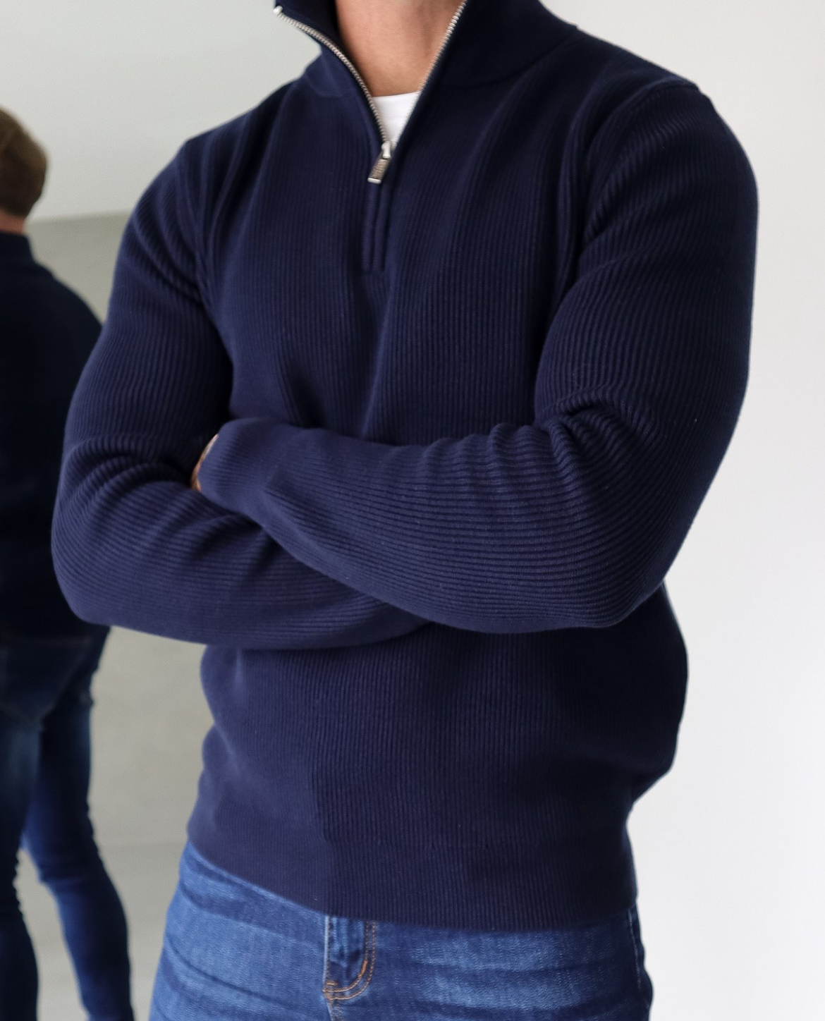 Men's Quarter Zip Sweater | Lightweight & Breathable