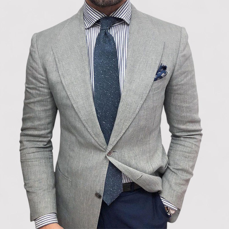 Men's Slim Fit Blazer for Smart-Casual Events