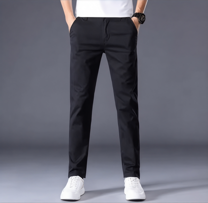 Men's Slim Fit Dress Trousers for Office and Events