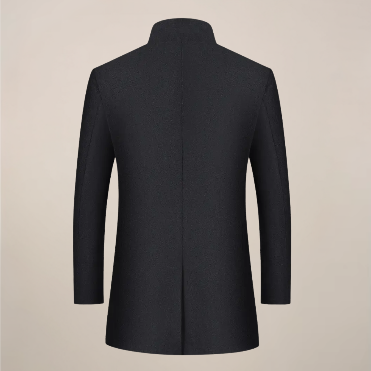 Men’s Slim Fit Winter Coat with Stand Collar