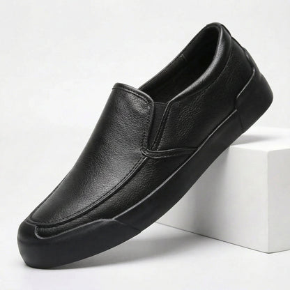 Men's Slip-On Shoes Cushioned Moc-Toe Comfort Loafers