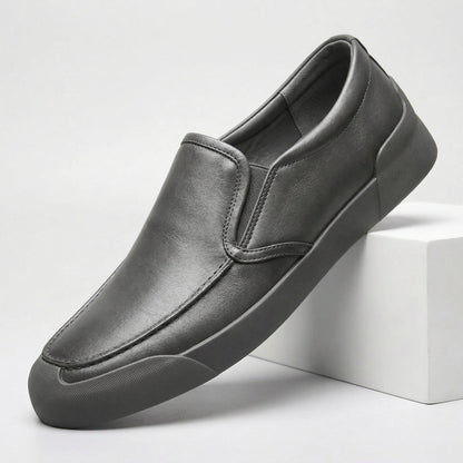 Men's Slip-On Shoes Cushioned Moc-Toe Comfort Loafers