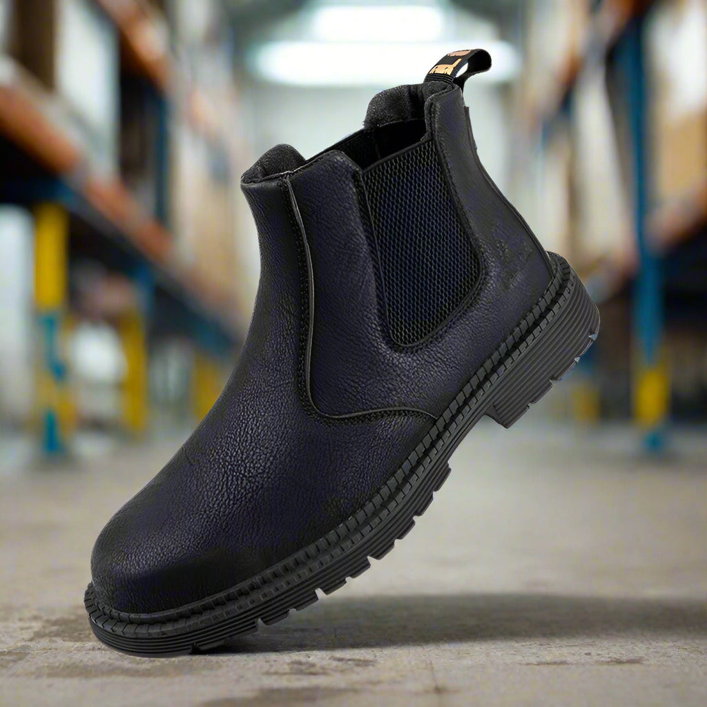 Men's Steel Cap Boots | Slip-On & Durable