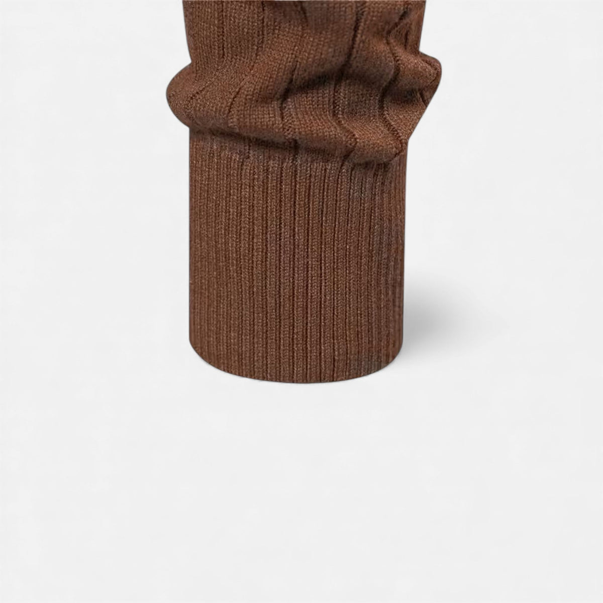 Men's Sweater Zip Up Knit Minimalist Design Stretch with Ribbed Hem