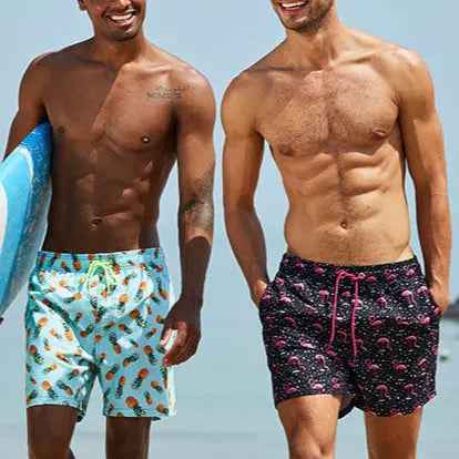 Men's Swimming Shorts | Quick Dry & Tropical Holiday Style