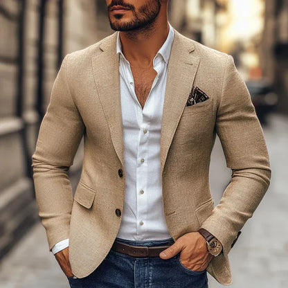 Men's Tailored Blazer | Comfort Fit & Structured Shoulders