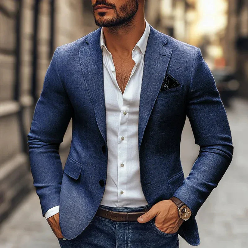 Men's Tailored Blazer | Comfort Fit & Structured Shoulders