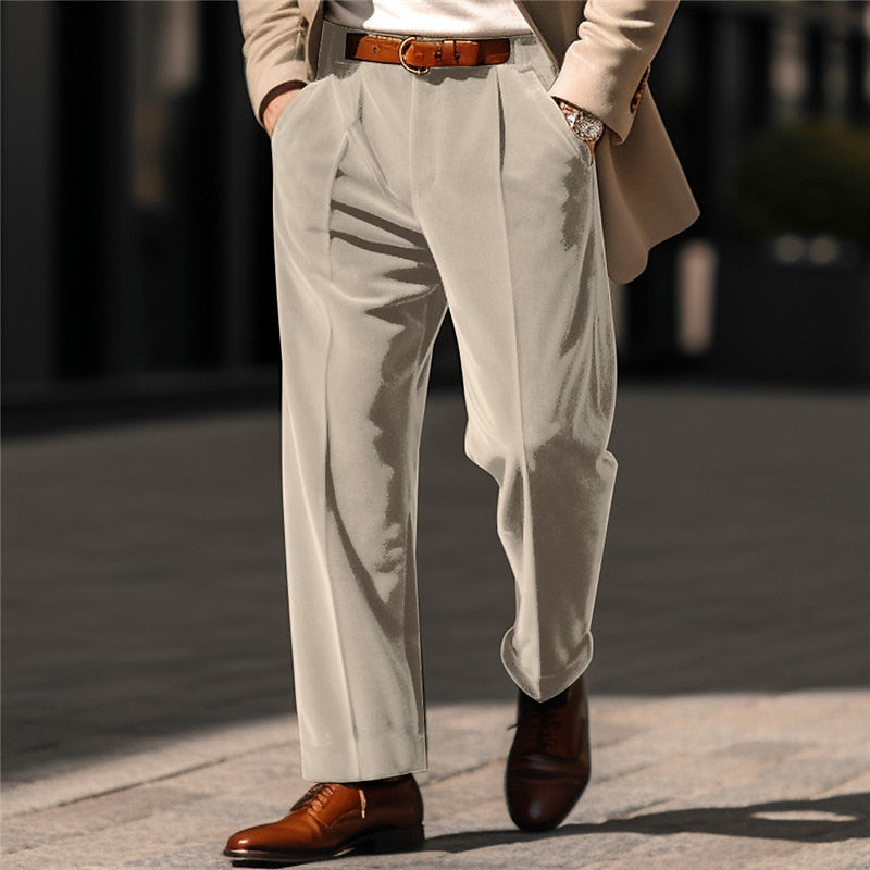 Men's Tailored Trousers | Straight-Leg & All-Day Comfort