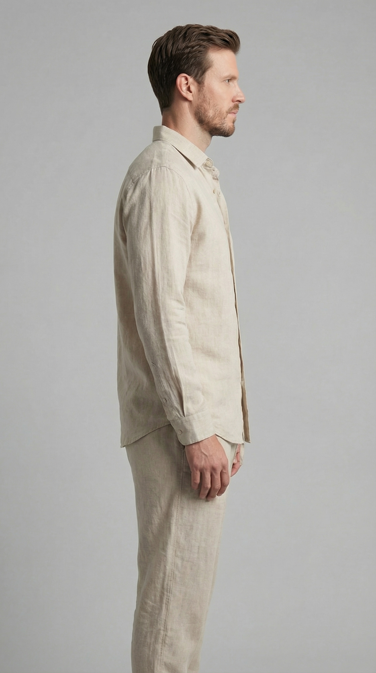 Men's Two Piece Set | Shirt & Drawstring Trousers