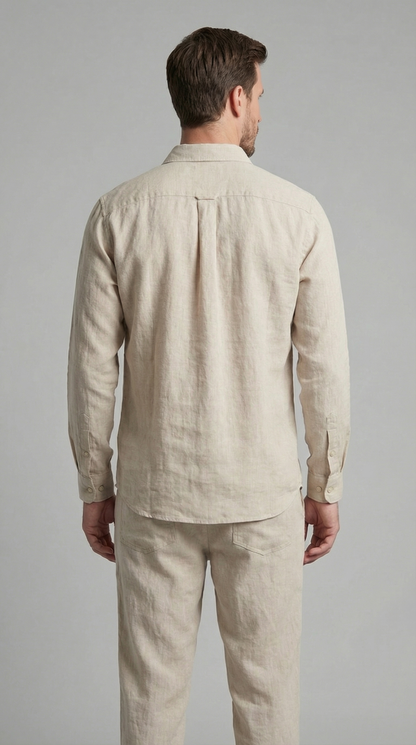 Men's Two Piece Set | Shirt & Drawstring Trousers