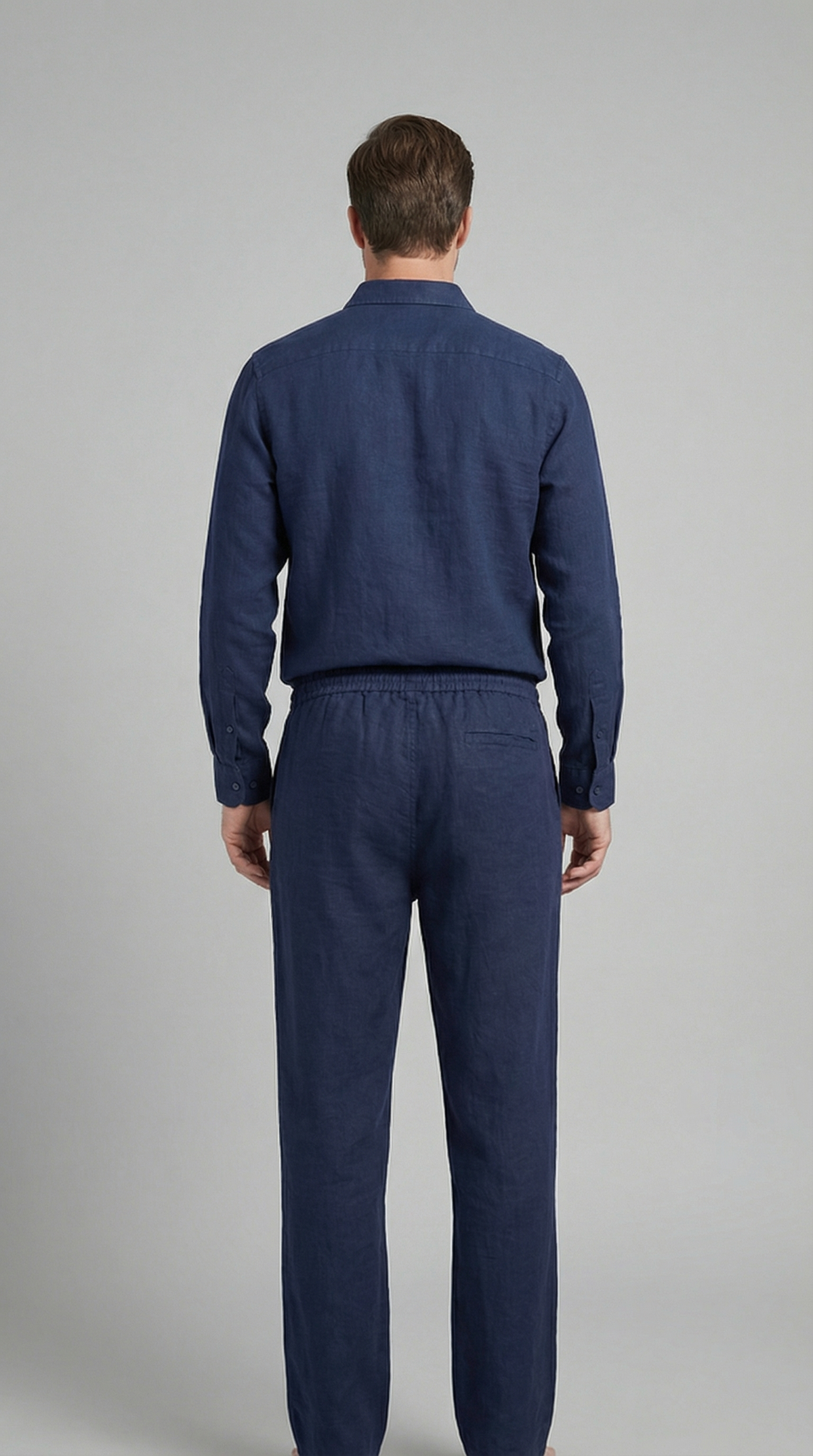 Men's Two Piece Set | Shirt & Drawstring Trousers