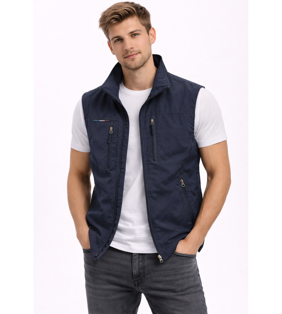 Men's Vest | Zip-Up Multi-Pocket Style