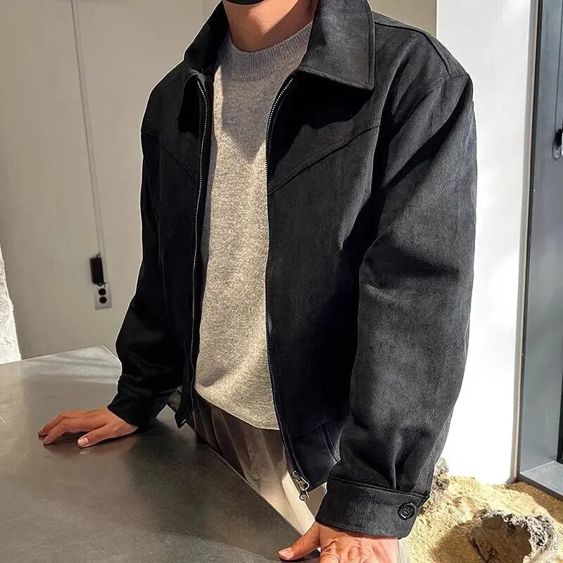 Men’s Vintage Casual Zip Jacket - Stylish Everyday Layer