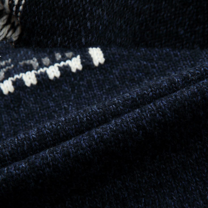Men's Zip Cardigan | Patterned & Warm