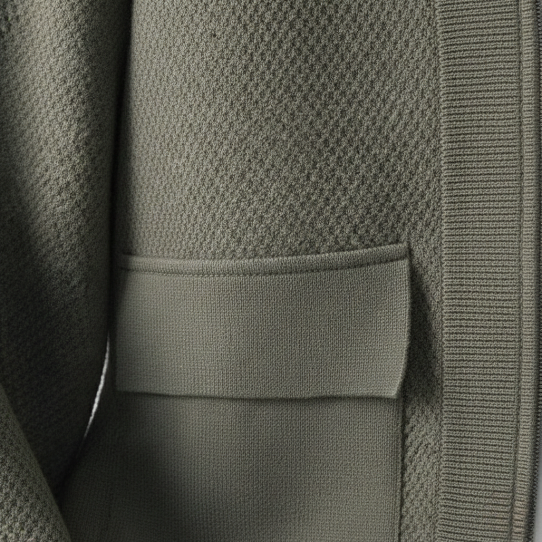 Men's Zip Cardigan | Warm Layering & Ribbed Cuffs
