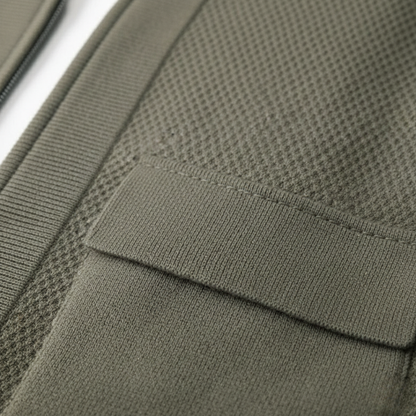 Men's Zip Cardigan | Warm Layering & Ribbed Cuffs