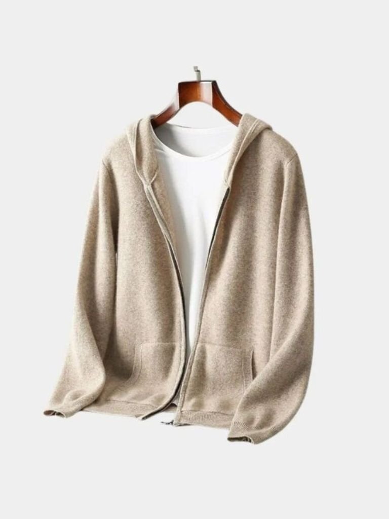 Men's Zip Hoodie Sweater | Warm & Sophisticated