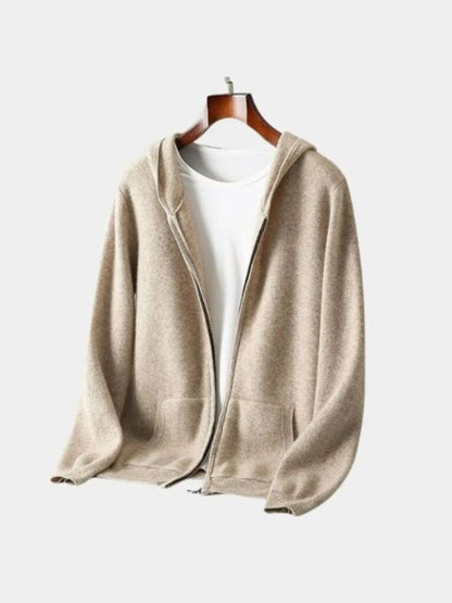 Men's Zip Hoodie Sweater | Warm & Sophisticated