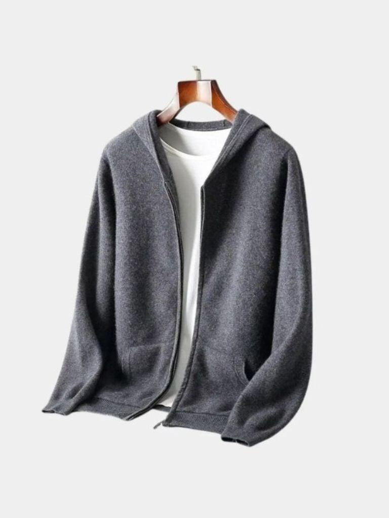 Men's Zip Hoodie Sweater | Warm & Sophisticated