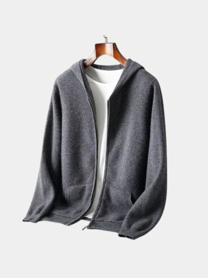 Men's Zip Hoodie Sweater | Warm & Sophisticated