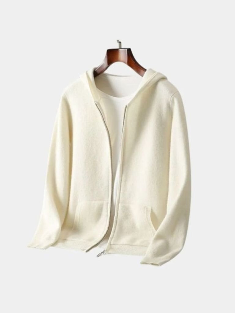 Men's Zip Hoodie Sweater | Warm & Sophisticated