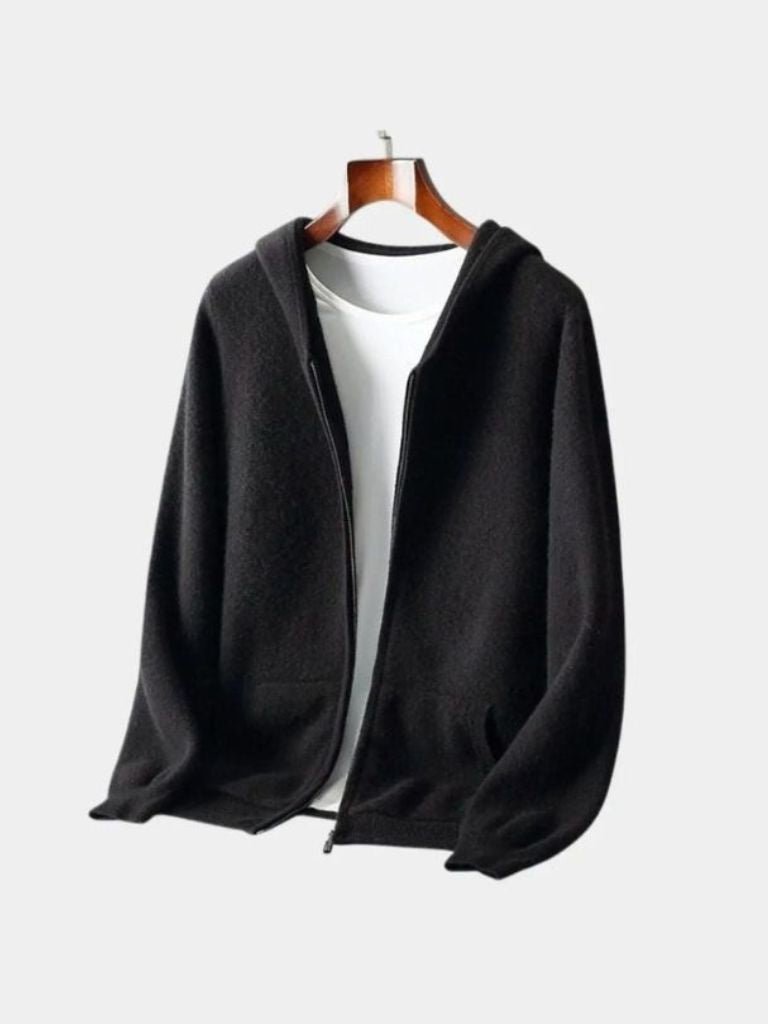Men's Zip Hoodie Sweater | Warm & Sophisticated