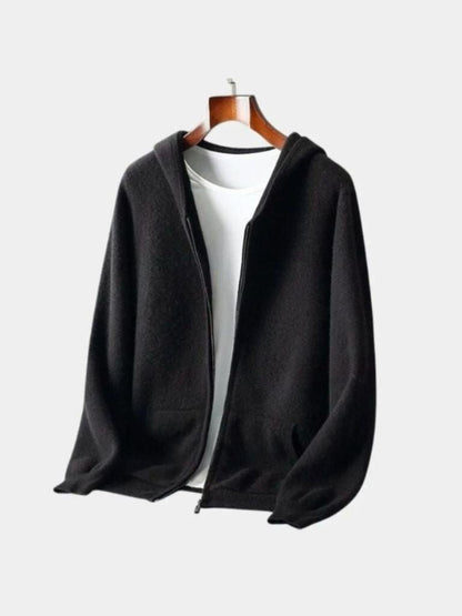 Men's Zip Hoodie Sweater | Warm & Sophisticated