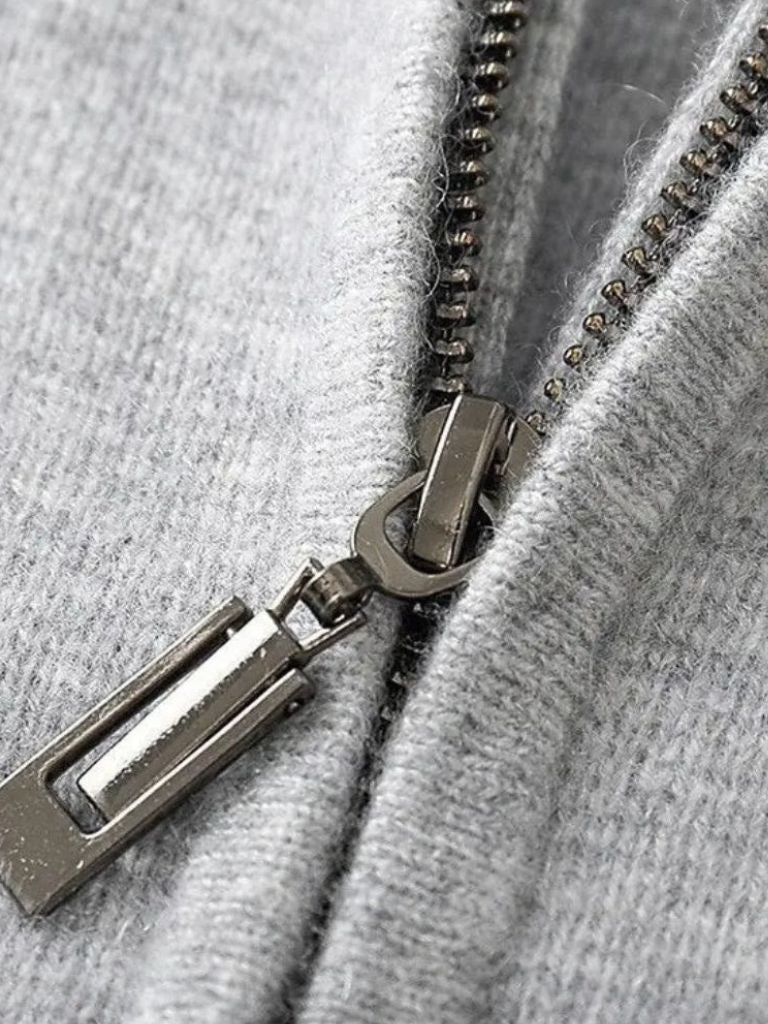 Men's Zip Hoodie Sweater | Warm & Sophisticated
