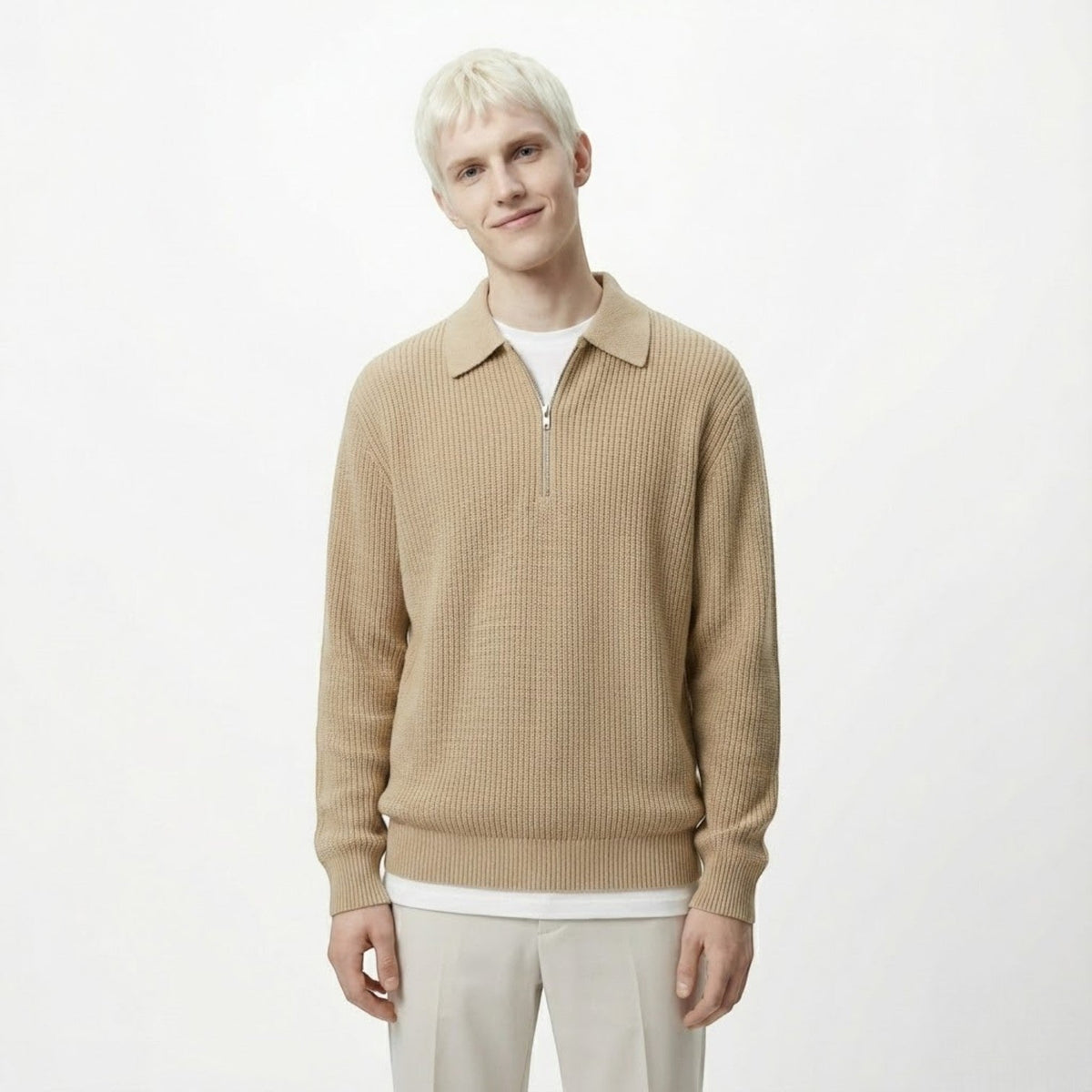 Men's Zip Pullover | Warm & Soft Comfort
