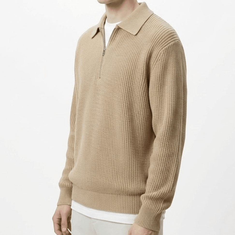 Men's Zip Pullover | Warm & Soft Comfort