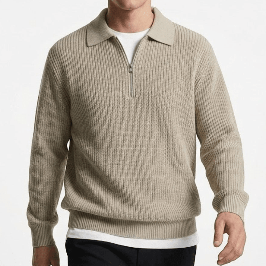 Men's Zip Pullover | Warm & Soft Comfort