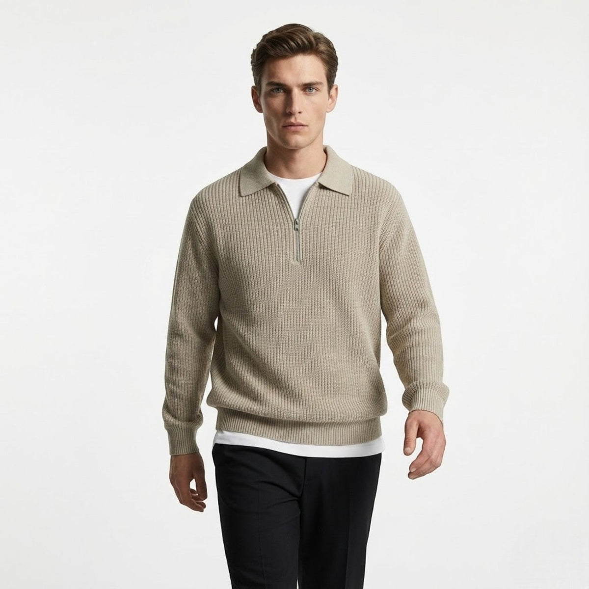 Men's Zip Pullover | Warm & Soft Comfort