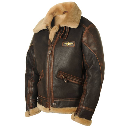 Men's Zip-Up Jacket | Raised Collar & Front Pockets