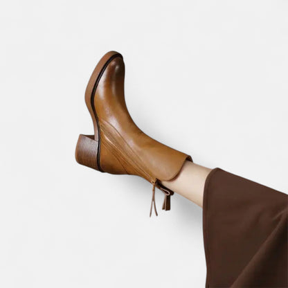 Women's Flat Boots Round Toe Breathable All-Day Comfort 8