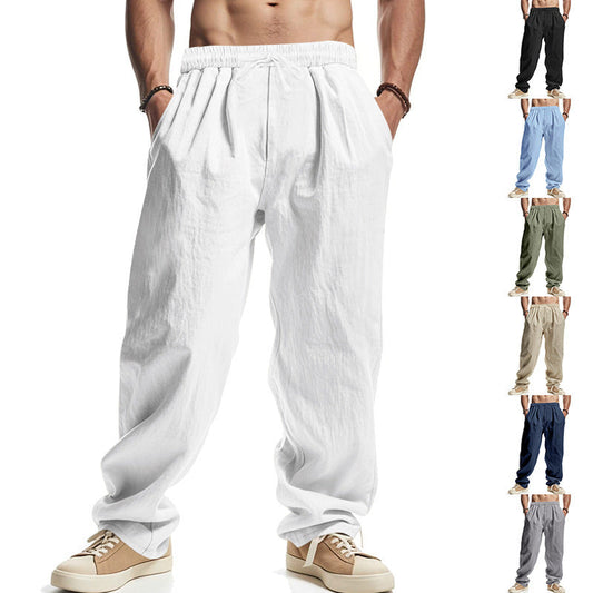Men's Leisure Pants | Elastic Waistband & Practical Pockets 1
