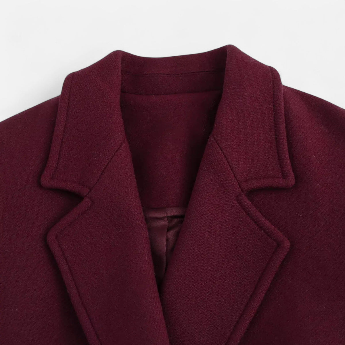 Women's Double-Breasted Trench Coat Tailored Lapel Collar 7