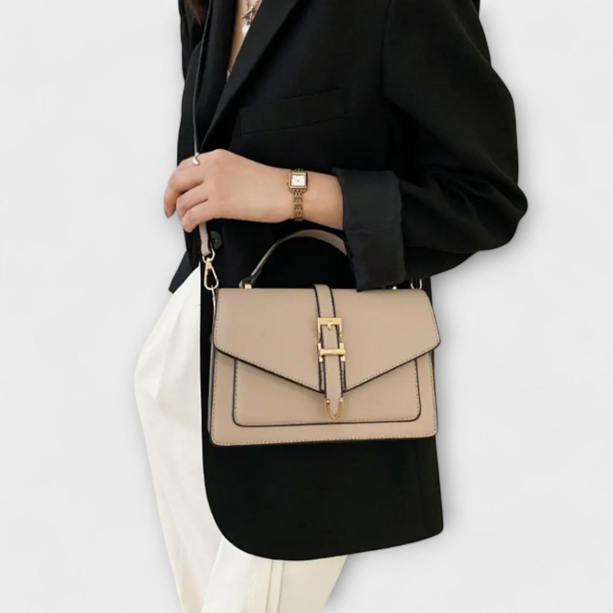 Olivia - Chic Canvas Shoulder Bag for Everyday Wear