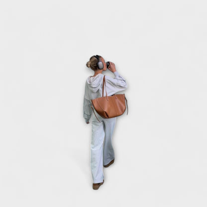 Olivia – Chic Vintage Canvas Tote for Everyday Use