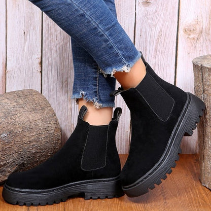 Olivia - Stylish Chunky Ankle Boots for Every Occasion