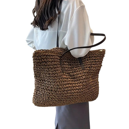 Olivia - Stylish Woven Tote for Everyday Use