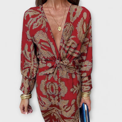 Oriana - Chic Long Sleeve Dress for Any Occasion