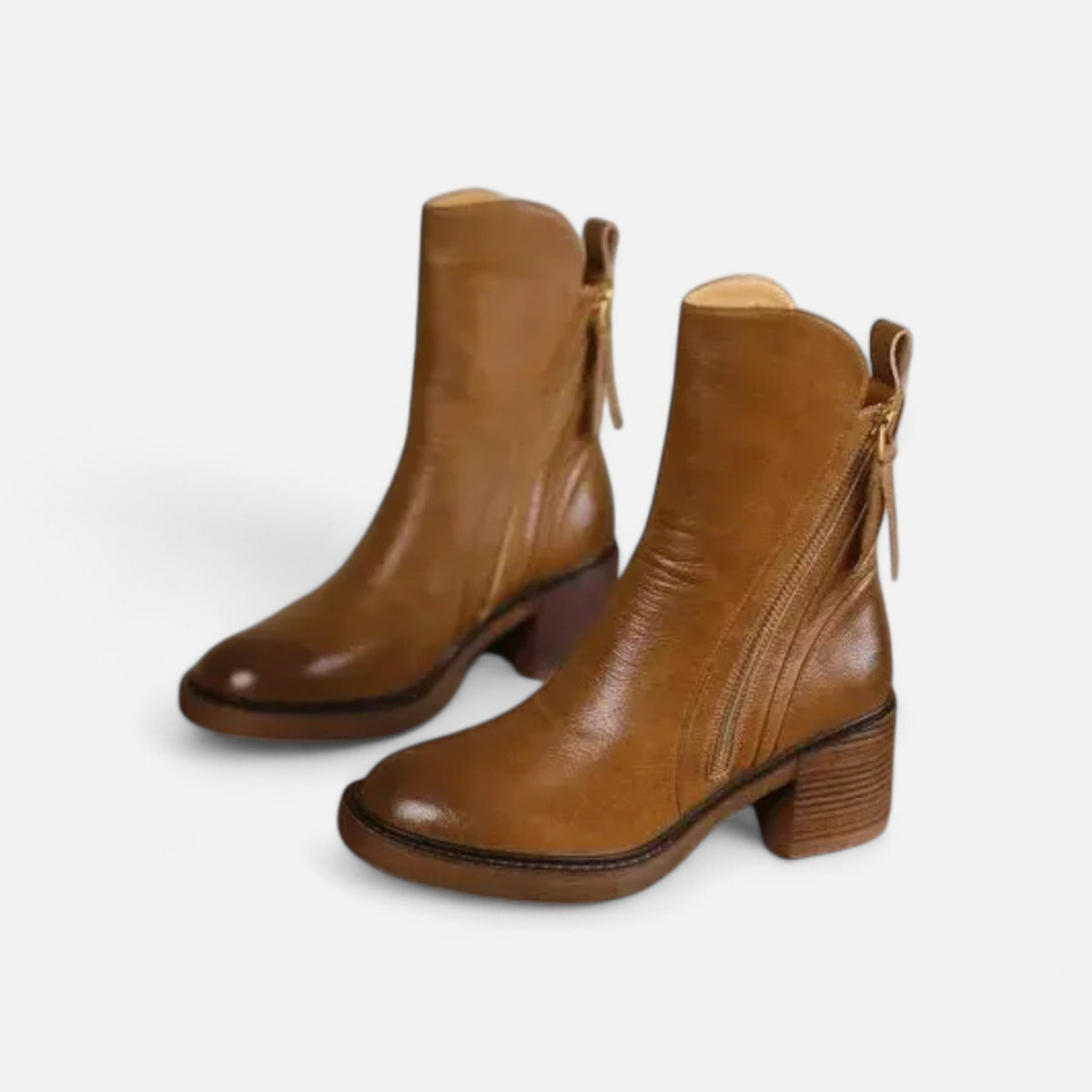 Women's Flat Boots Round Toe Breathable All-Day Comfort 6