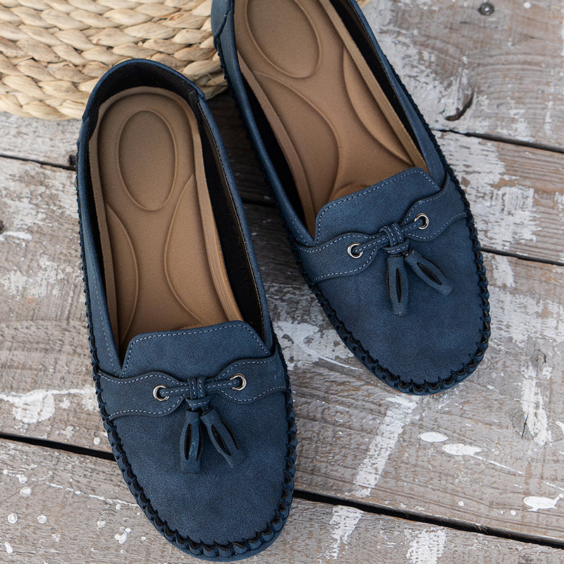 Reagan – Chic Bow Loafers for Any Occasion