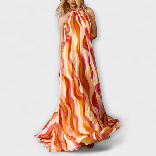 Rumi - Chic Braided Maxi Dress for Beach or Brunch