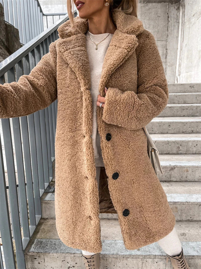 Women's Long Coat | Wind Proof & Warm 3