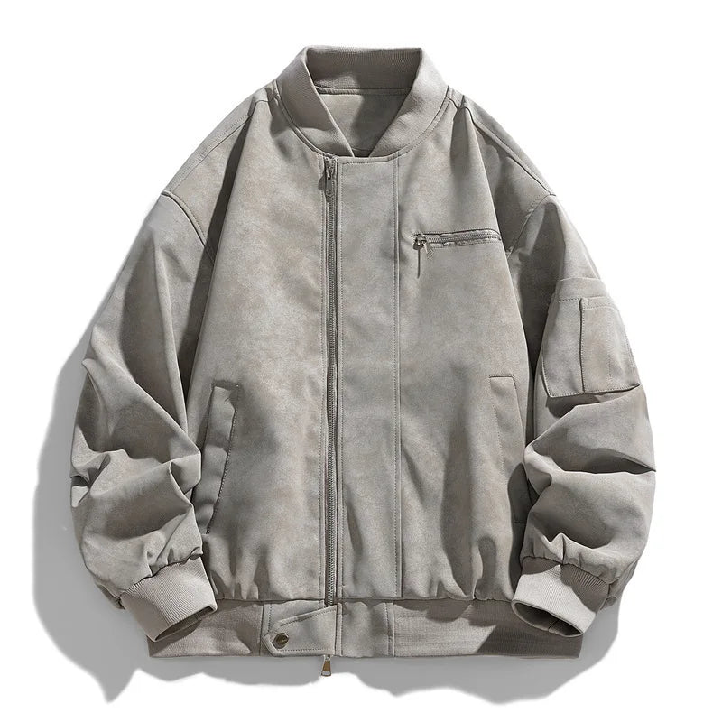 Men's Jacket | Front-Zip & Stand Collar 4