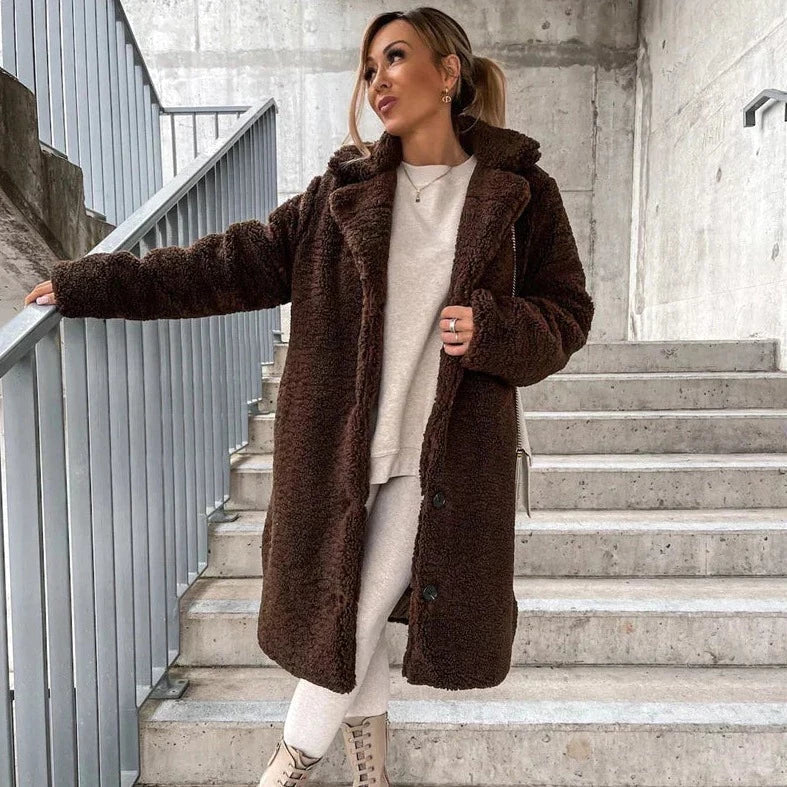 Women's Long Coat | Wind Proof & Warm 1
