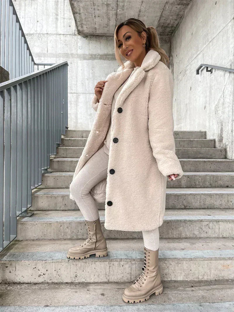 Women's Long Coat | Wind Proof & Warm 2